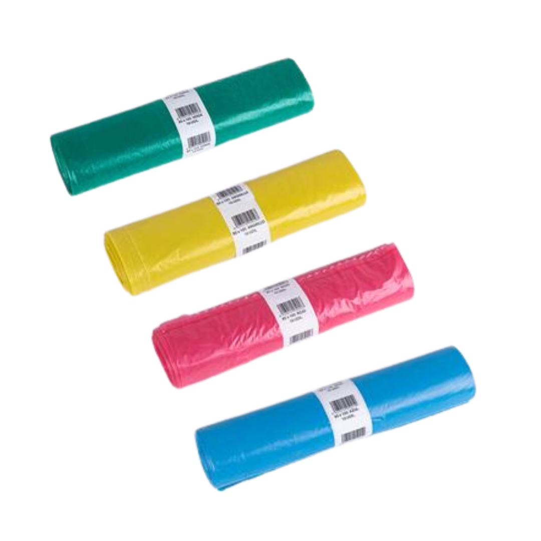 bolas de basura colores