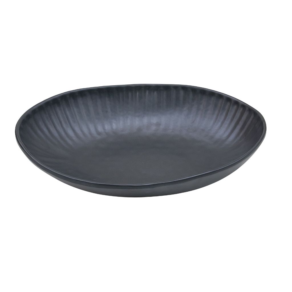 ENSALADERA OVALADA AQUA BLACK