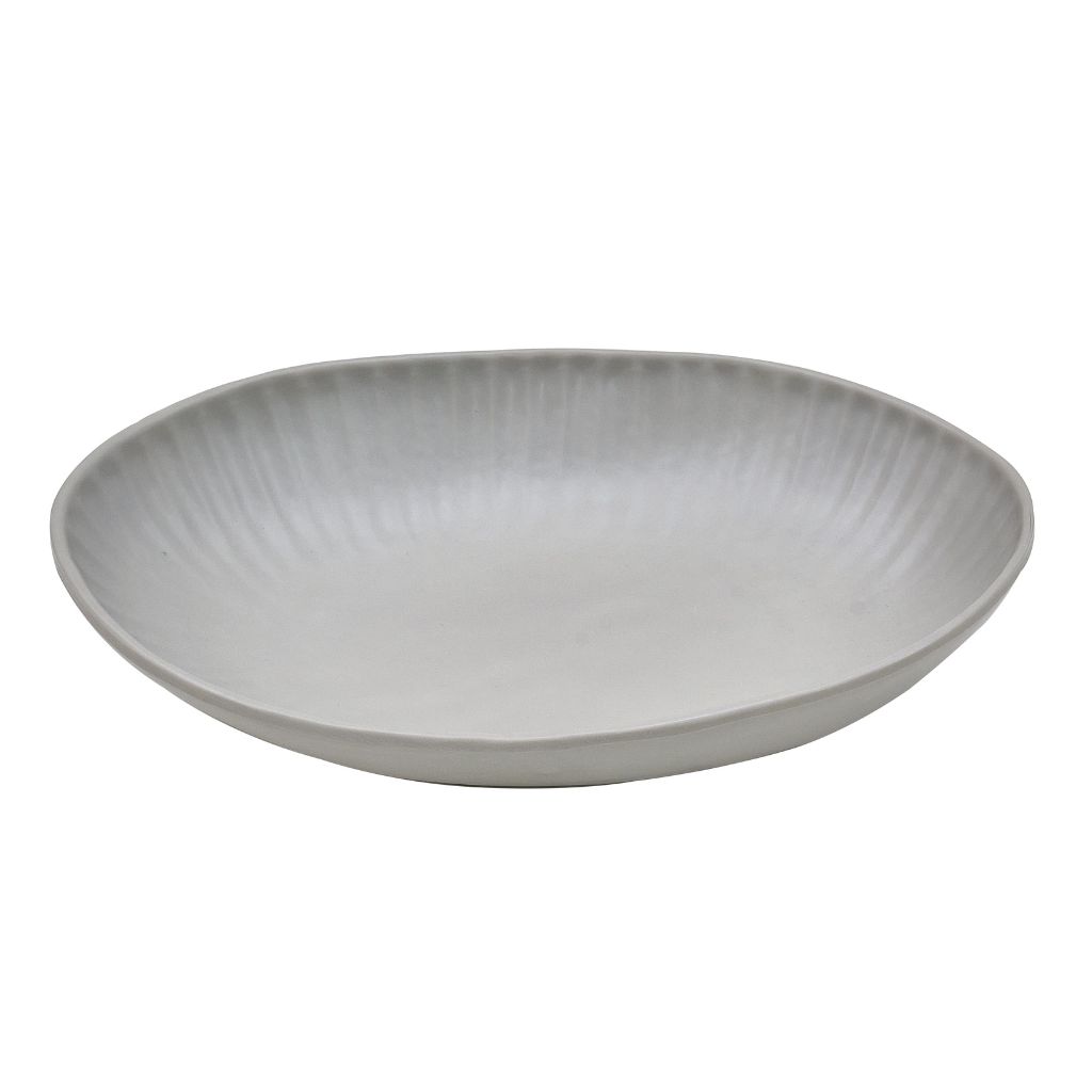 ENSALADERA OVALADA AQUA GREY
