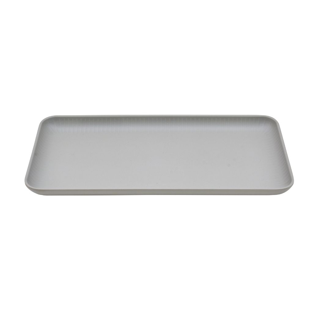 BANDEJA RECTANGULAR AQUA GREY